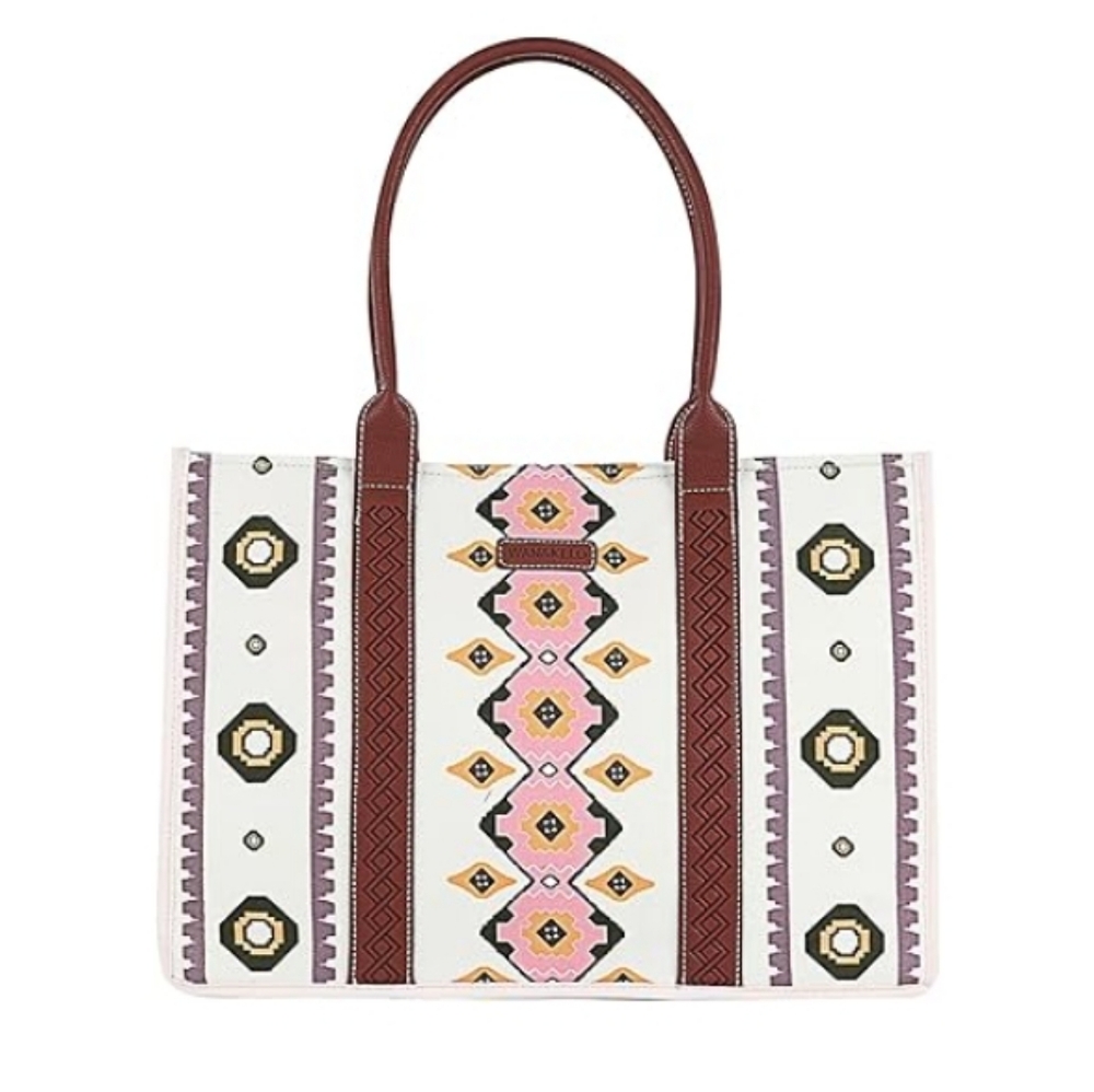 Western Tote Boho Shoulder Purse and Handbag with Wide Shoulder Strap